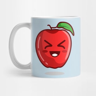 haha react food apple Mug